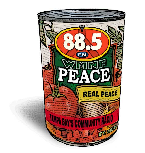 Can Of Peace WMNF Logo